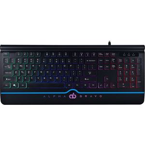 Veho Alpha Bravo GK1 toetsenbord USB QWERTY Amerikaans Engels Zwart