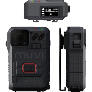 veho Muvi HD Pro 3 Titan Camcorder voor op het lichaam (2 Mpx), Videocamera, Zwart