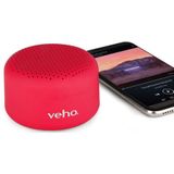 Veho - M3 - Draadloze Bluetooth Speaker - Rood - 3 Watt