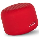 Veho - M3 - Draadloze Bluetooth Speaker - Rood - 3 Watt