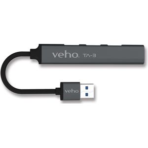 Veho TA-3 USB-A 4 port USB-A Mini hub | VAA-550-TA3-USB-A VAA-550-TA3-USB-A
