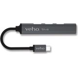 Veho VAA-650-TA4-USB-C USB 3.2 Gen 1 (3.1 Gen 1) Type-C 5000 Mbit/s Grijs