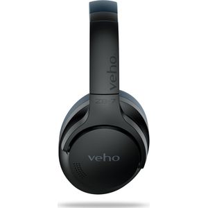 Veho ZB-7 Bluetooth wireless  headphones with Active Noise  Cancelling - Black-Grey