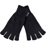 THMO - Heren 3M Thinsulate Insulation Gevoerd Handschoenen zonder Vingers (L/XL, Zwart)