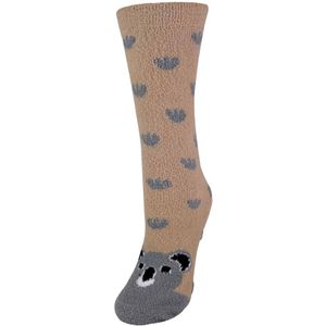 Nieuwigheid pantoffelsokken voor dames met dierenmotieven - Koala