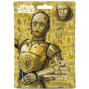 Mad Beauty Star Wars C3PO hydraterende sheet mask met Honing 25 ml