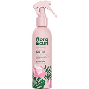 Flora & Curl - Rose Water Curl Mist - Botanische Haarmist - Hydrateert en Verzacht Krullen