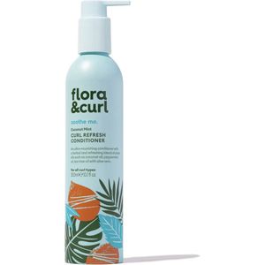 Flora & Curl - Coconut Mint Curl Refresh Conditioner - Crèmespoeling - 250ml