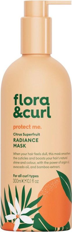 Flora & Curl - Superfruit Radiance Mask - Haarmasker - 250ml - Veganistisch