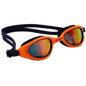 ZONE3 Attack Zwembril, gepolariseerd, marineblauw/neon-oranje, eenheidsmaat