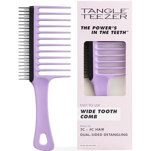 Tangle Teezer Throhrer Teezer Weit Zahnkamm für lockiges Haar lila