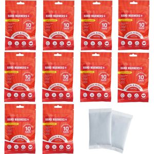 BRAMBLE 20 Handwarmers Herbruikbaar (8 uur warmte over 10 dagen) - Warmtepads voor Handschoenen, Fietsen, Golf