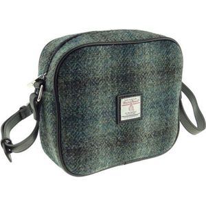 Schoudertas Almond Mosgroen - 19x21x7 - Harris Tweed - Glen Appin of Scotland