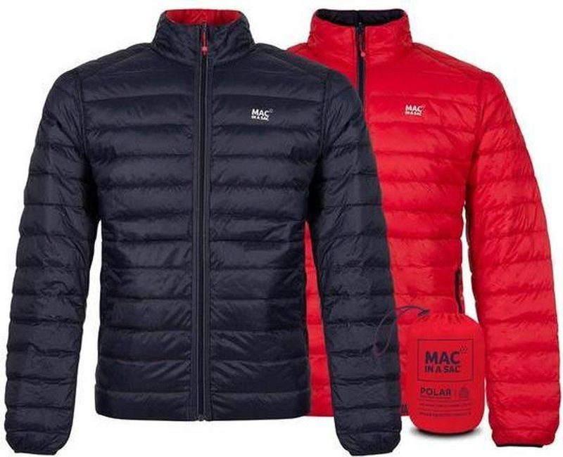 Mac In A Sac - Polar Reversible - Donsjack - Rood/Navy