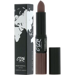 CTZN Nudiversal Lip Duo Langaanhoudende lippenstift en lipgloss Tint Sarajevo 3,5 gr