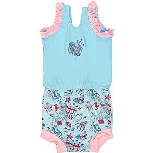 Splash About Happy Nappy Maillot de Bain Une pièce, Hidden Treasure, 3-8 mois