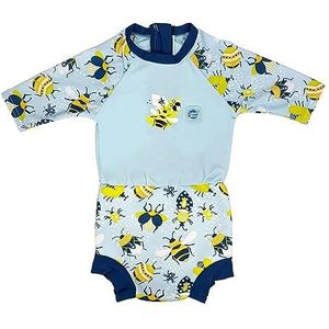 Splash About Happy Nappy Sunsuit met geïntegreerde babybadluier, uniseks, Bugs Life, 6-14 maanden