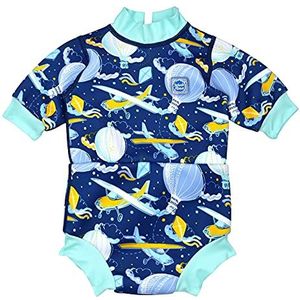 Splash About Happy Nappy Baby wetsuit met herbruikbare zwemluier Up in the Air 3-8 Maanden