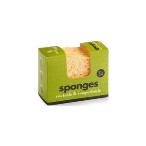 Spons Eco Living Composteerbaar Golvend (2-Delig)