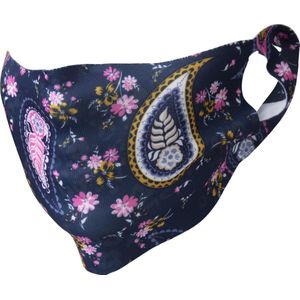 Wasbaar mondkapje - paisley print