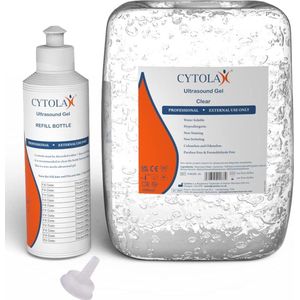 Cytolax Clear 5 liter Ultrasound Gel - Echo Gel met Navulfles