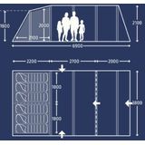 Kampa Hayling 6 tunneltent