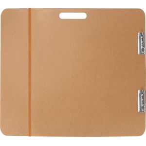 Kurtzy Groot Kunstenaars Schetsbord – 66 x 58,3 cm – Houten Hardboard Klembord met Handvat en Dubbele Klem – Schilderen, Schetsen & Tekenen – Studio, School Klaslokaal & Kantoor