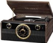 Victrola VTA-240B - Platenspeler - Mahonie - Bluetooth - 3-Snelheden