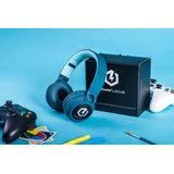 PowerLocus Buddy Draadloze On-Ear Koptelefoon voor Kinderen, LED lampjes, 85db Limiet, met Microfoon, Micro SD poort - Blauw