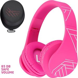 PowerLocus P2 draadloze Over-Ear Koptelefoon Inklapbaar koptelefoon voor kinderen - veilig volume van 85 dB - Bluetooth Hoofdtelefoon - Met microfoon