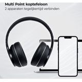 PowerLocus - P6 - Draadloze Over-Ear Koptelefoon - Zwart/Zilver - Bluetooth 5.0