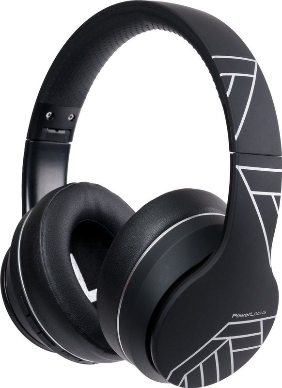 PowerLocus - P6 - Draadloze Over-Ear Koptelefoon - Zwart/Zilver - Bluetooth 5.0