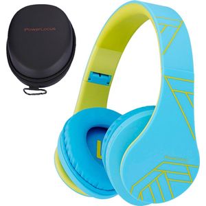 PowerLocus - P2 - Draadloze Over-Ear Koptelefoon - Blauw - Inklapbaar