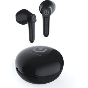 PowerLocus PLX4 - Volledig Draadloze Oordopjes - Bluetooth Oortjes - Wireless Earbuds - Touch bediening - Waterproof - Geschikt voor Apple & Android - USB-C Fast Charging - Zwart