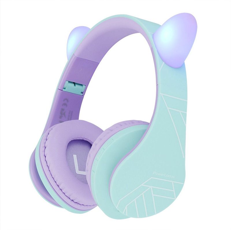 PowerLocus - P2 - Draadloze Over-Ear Koptelefoon - Blauw - Inklapbaar - Met Microfoon