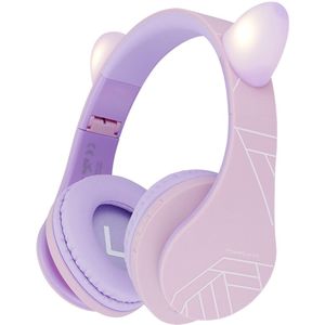 PowerLocus P2 draadloze Over-Ear Koptelefoon Inklapbaar koptelefoon voor kinderen - veilig volume van 85 dB - Bluetooth Hoofdtelefoon - Met microfoon