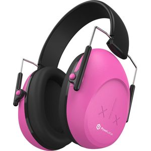 PowerLocus Kinderkoptelefoon - Geschikt voor Kinderen met Autisme - Kids Noise Cancelling Koptelefoon - Roze