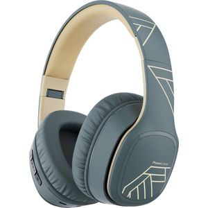 PowerLocus P7 - Draadloze Over-Ear Koptelefoon Inklapbaar - Bluetooth Hoofdtelefoon - Met microfoon – Headphone – Incl. Carry Case - Asphalt Grey