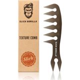 Slick Gorilla - Texture Comb - Haar Kam - Zwart - Kunststof
