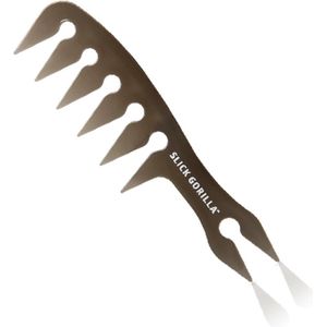 Slick Gorilla - Texture Comb - Haar Kam - Zwart - Kunststof