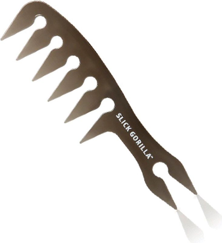 Slick Gorilla - Texture Comb - Haar Kam - Zwart - Kunststof