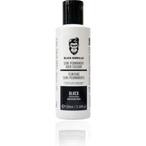 Slick Gorilla - Hair Color - Zwart - 100ml - Semi-permanente Haarkleur