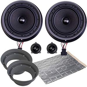 VIBE Optisound VW T6 Speaker Upgrade. Zwart (Compatibel met VW Transporter 2015-2019)