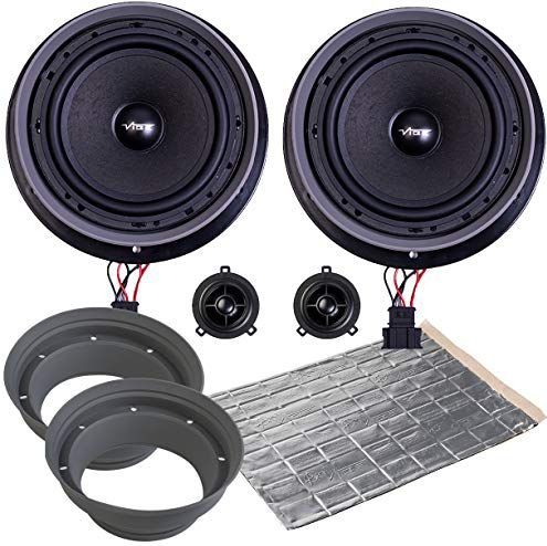 VIBE Optisound VW T6 Speaker Upgrade. Zwart (Compatibel met VW Transporter 2015-2019)