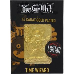 Fanattik Yu-Gi-Oh! Limited Edition 24k vergulde tijd tovenaar metalen kaart