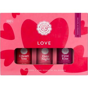 Woolzies LOVE Collection Essential Oil Blend Set of 3 | Incl. I Heart You , Date Night & First Kiss essential oils.