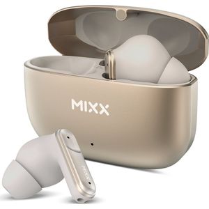 MIXX - StreamBuds Custom 3 - True Wireless Earbuds - Zink - Metalen Oplaadbehuizing