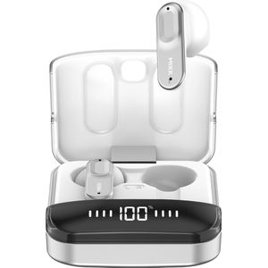 Mixx StreamBuds Ultra Hybrids - True Wireless In-ear Koptelefoon - Zilver/Wit