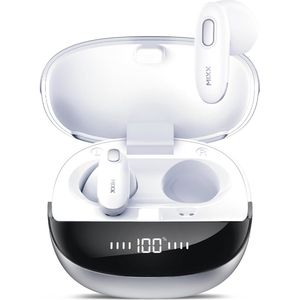 MIXX - StreamBuds Hybrid Charge 2 - Draadloze Oordopjes - Wit - Qi