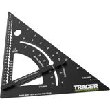TRACER 12"" ProSquare verstelbare meetgereedschap (professioneel bouwvierkant gereedschap met afsluitbare arm en gemakkelijk te lezen lasermarkeringen)